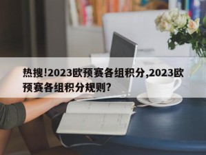 热搜!2023欧预赛各组积分,2023欧预赛各组积分规则?