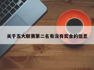 关于五大联赛第二名有没有奖金的信息