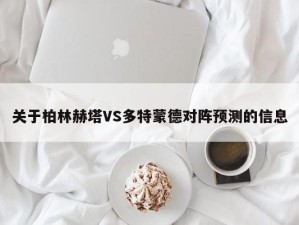 关于柏林赫塔VS多特蒙德对阵预测的信息