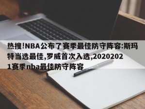 热搜!NBA公布了赛季最佳防守阵容:斯玛特当选最佳,罗威首次入选,20202021赛季nba最佳防守阵容